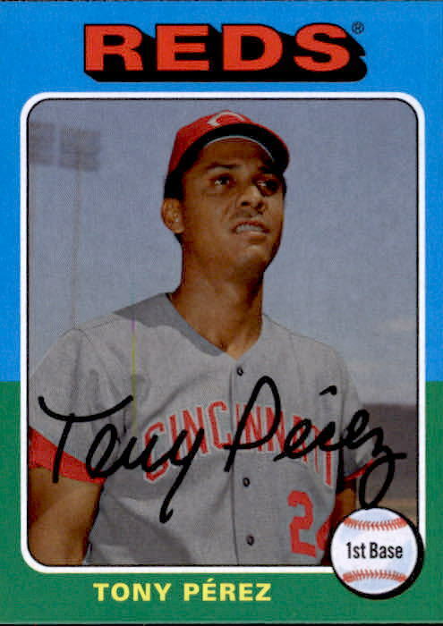 Tony Perez 2019 Topps Archives Series Mint Insert Card #195