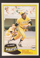 Willie Stargell 1981 Topps Series Mint Card #380
