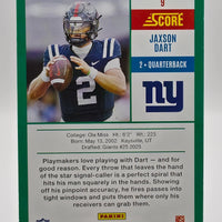 Jaxson Dart 2025 Score Anniversary Rookies Series Mint Card #9