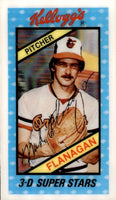 Mike Flanagan 1980 Kellogg's Cereal 3D Mint Card #3
