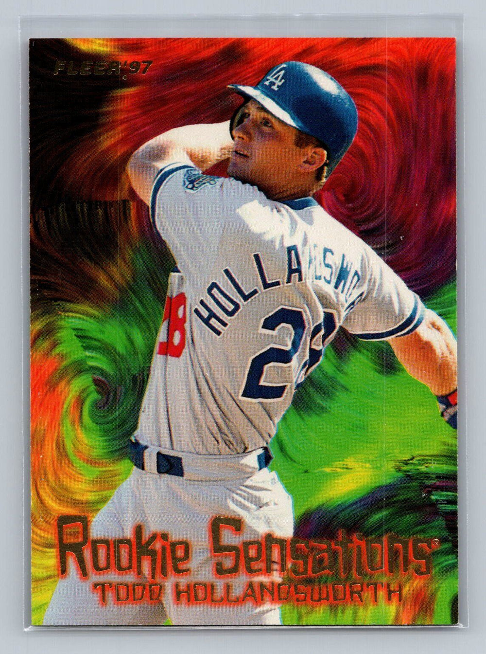 Todd Hollandsworth 1997 Fleer Rookie Sensations Series Mint Card  #6