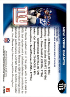 New York Giants 2010 Topps Series Mint Card #116
