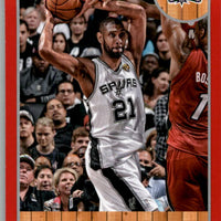 Tim Duncan 2013 2014 Hoops Series RED PARALLEL VERSION Mint Card #70