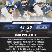 Dak Prescott 2024 Panini Prestige Any Given Sunday Series Card #AGS-DPT