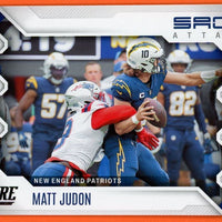 Matt Judon 2022 Panini Score Sack Attack Series Mint Card #SA-MJ