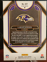 Lamar Jackson 2024 Panini Select Silver Prizm Series Mint Card #227
