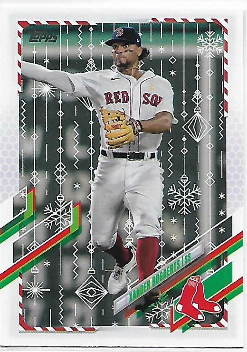 Xander Bogaerts 2021 Topps Holiday Baseball Series Mint Card  #HW36