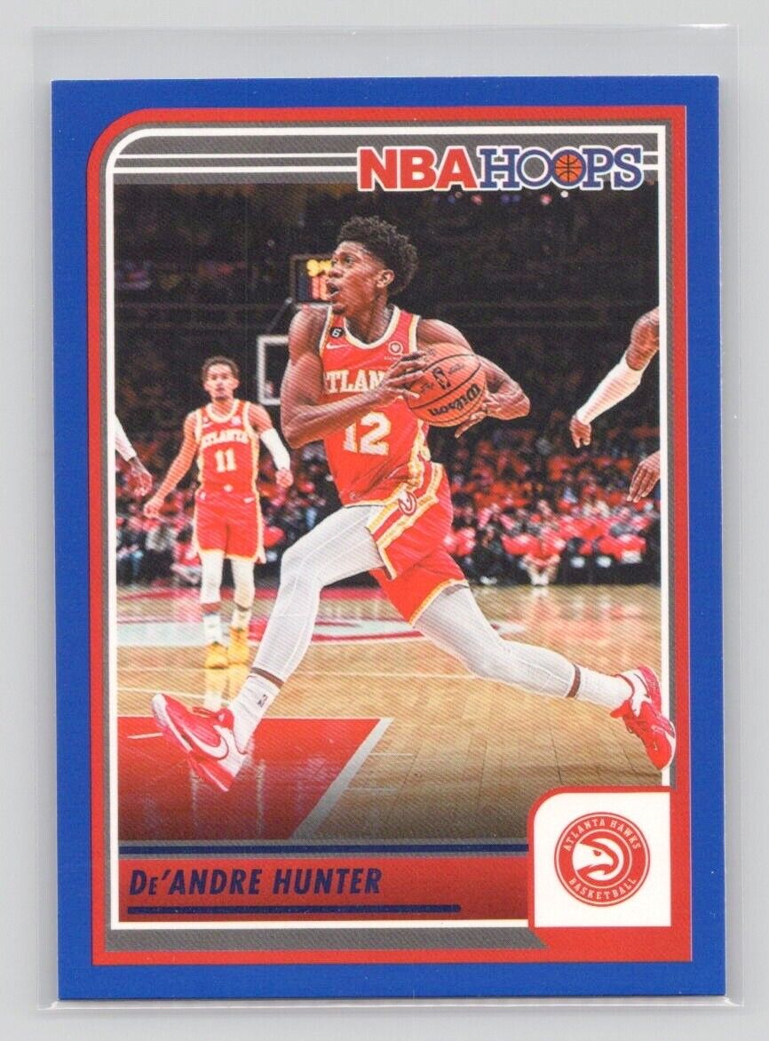 De'Andre Hunter 2023 2024 Panini NBA Hoops Blue Series Mint Card #29