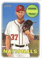 Stephen Strasburg 2018 Topps Heritage Series Mint Card #92
