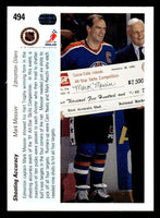 Mark Messier 1990 1991 Upper Deck Card #494
