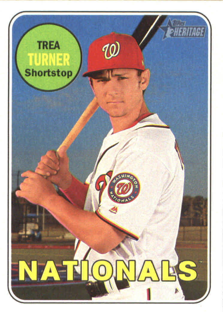 Trea Turner 2018 Topps Heritage Series Mint Card #104