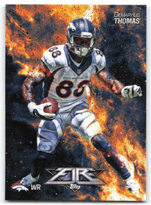 Demaryius Thomas 2014 Topps Fire Series Mint Card #10