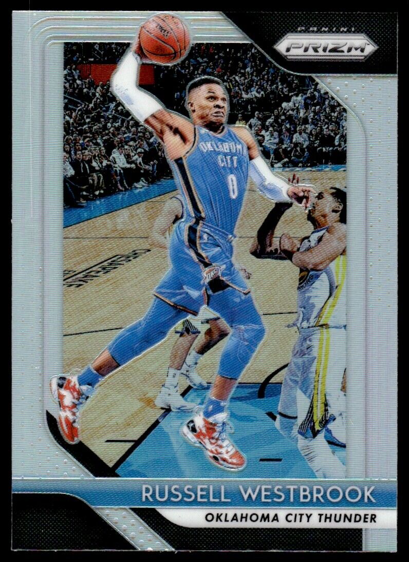 Russell Westbrook 2018 2019 Panini Prizm Series Mint Card #39