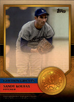 Sandy Koufax 2012 Topps Golden Greats Series Mint Card #GG49
