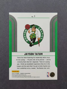 Jayson Tatum 2023 2024 Donruss Franchise Features Series Mint Card #1