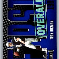 Troy Aikman 2023 Leaf Draft First Overall Blue Series Mint Card #7