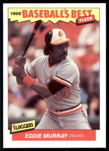 Eddie Murray 1986 Fleer Baseball's Best Series Mint Card #25