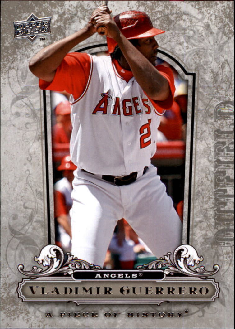 Vladimir Guerrero 2008 Upper Deck A Piece of History Series Mint Card #47