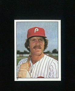 Mike Schmidt 1981 Topps Baseball Sticker #21