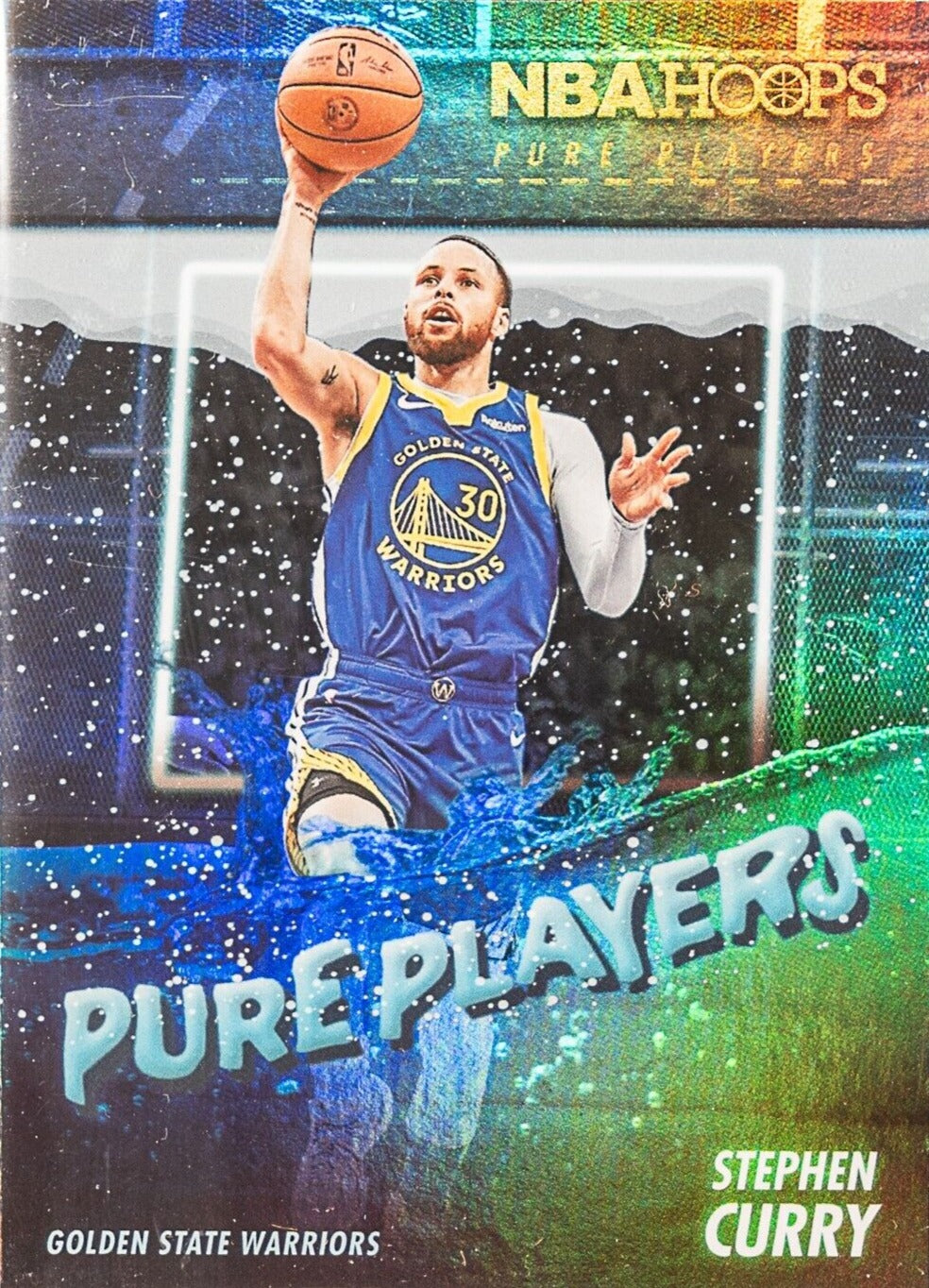 Stephen Curry 2023 2024 Hoops Pure Players Winter Holo Series Mint Card #9