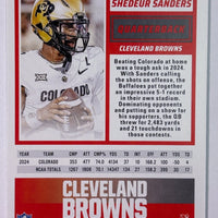 Shedeur Sanders 2025 Score Green Mint Rookie Card #15