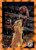 Thaddeus Young 2018 2019 Panini Donruss Holo Orange Laser Series Mint Card #132
