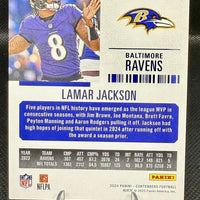 Lamar Jackson 2024 Panini Contenders Season Ticket Mojo Series Mint Card #7