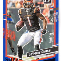 Ja´Marr Chase 2023 Donruss Press Proof Blue Series Mint Card #56