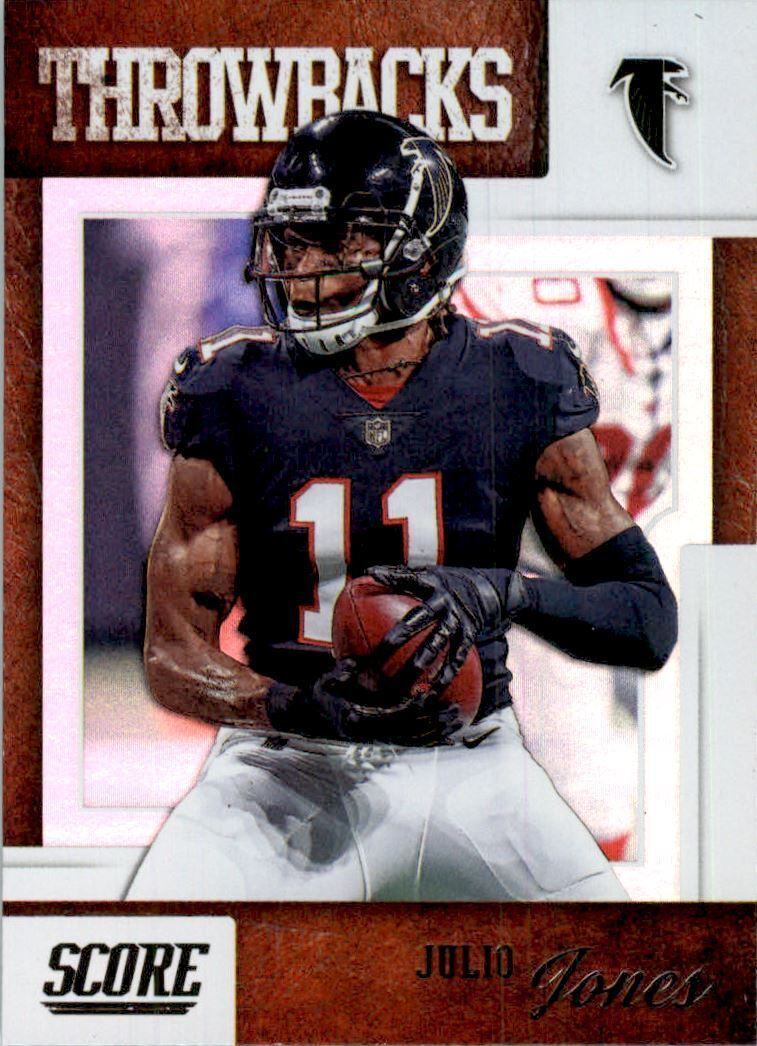 Julio Jones 2019 Score Throwbacks Series Mint Card #T-1