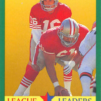 Joe Montana 1991 Fleer League Leaders Series Mint Card #408