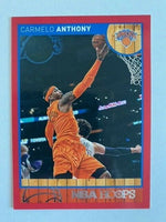 Carmelo Anthony 2013 2014 Hoops Series RED PARALLEL VERSION Mint Card #113
