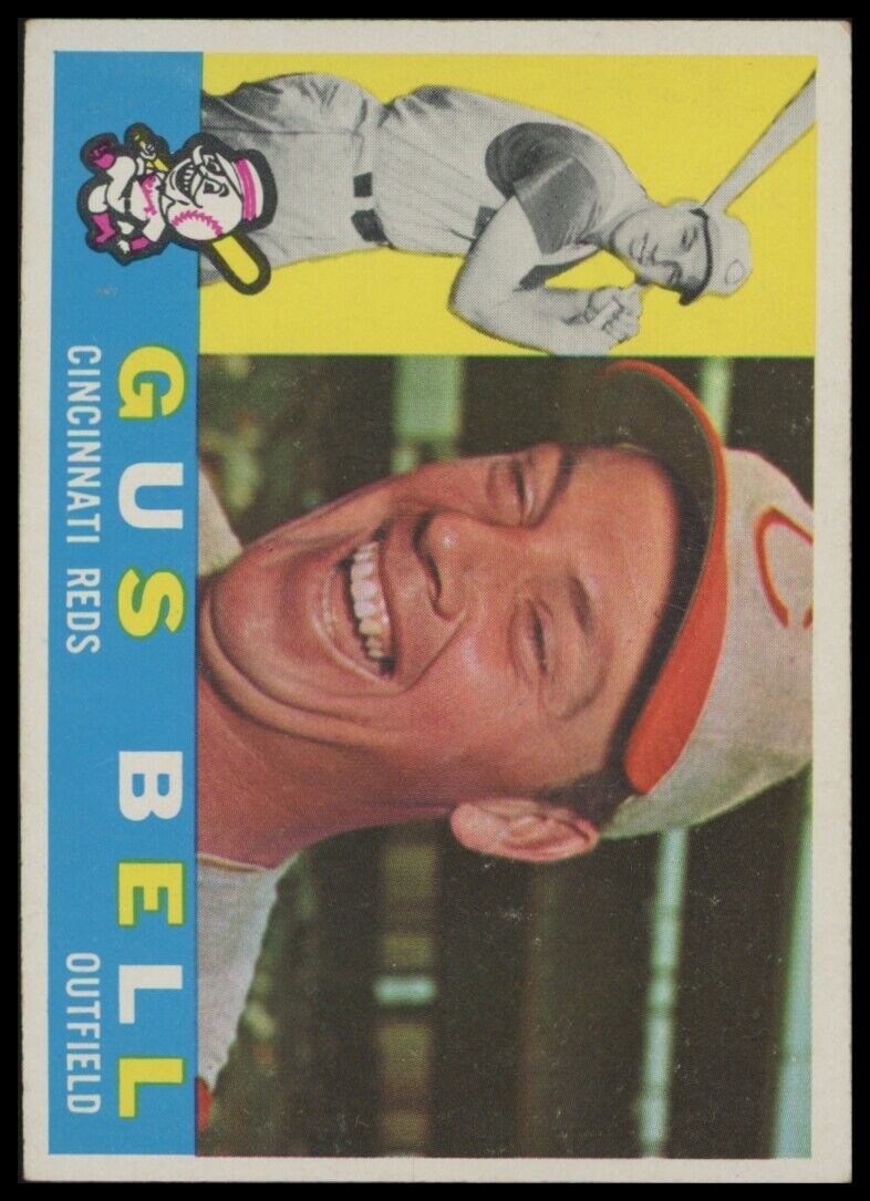Gus Bell 1960 Topps Series Good Condition Card #235