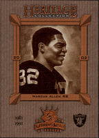 Marcus Allen 2002 Gridiron Kings Heritage Collection Series Mint Card #HC18
