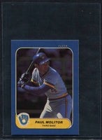 Paul Molitor 1986 Fleer Mini Series Mint Card #101
