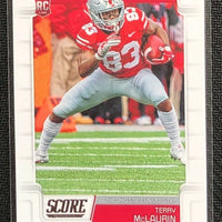 Terry McLaurin 2019 Panini Score Series Mint Rookie Card #424