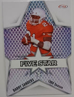 Barry Sanders 2024 SAGE Five Star Silver Series Mint Card #FS-1
