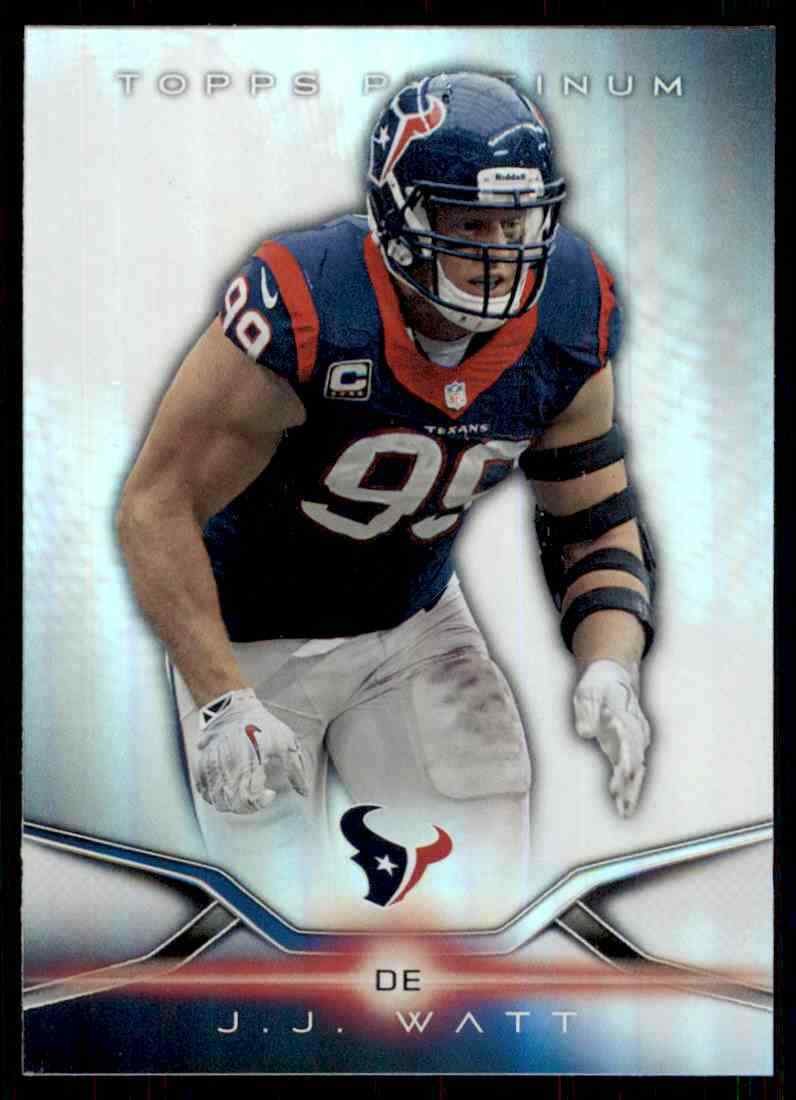 J.J. Watt 2014 Topps Platinum Series Mint Card #10