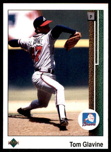 Tom Glavine 1989 Upper Deck Card Series Mint Card #360