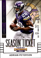 Adrian Peterson 2014 Panini Contenders Season Ticket Series Mint Card #100
