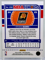 Ryan Dunn 2024 2025 Panini NBA Hoops Silver Prizm Series Mint Rookie Card #258
