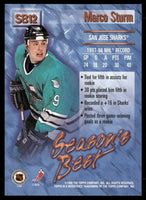Marco Sturm 1998 1999 Topps Season's Best Performance Plus Card #SB12
