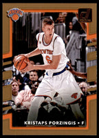 Kristaps Porzingis 2017 2018 Panini Donruss Series Mint Card #98
