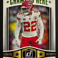 Juan Thornhill 2023 Donruss Champ Is Here Elite Series Mint Card #CIH-10