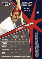 Stan Musial 2001 Topps Stars Series Mint Card #142
