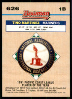 Tino Martinez 1992 Bowman Gold Foil Series Mint Card #626
