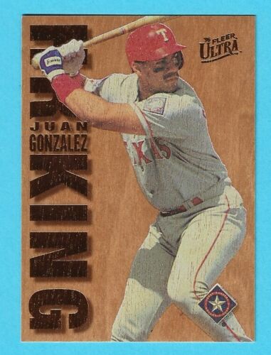 Juan Gonzalez 1996 Fleer Ultra HR King Exchange Series Mint Card