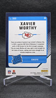 Xavier Worthy 2024 Panini Donruss Optic Rated Rookie Silver Holo Series Mint Card #300
