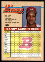 Barry Larkin 1992 Bowman Series Mint Card #353
