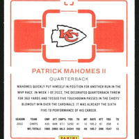Patrick Mahomes II 2022 Panini Chronicles Photogenic Series Mint Card #PH-18