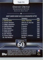 David Ortiz 2011 Topps Topps 60 Series Mint Card #T60-91
